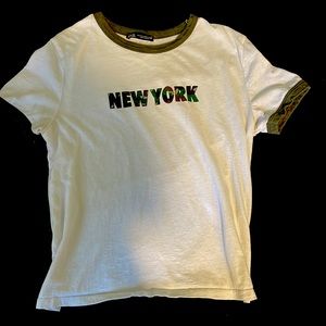 “NEW YORK” Zara shirt